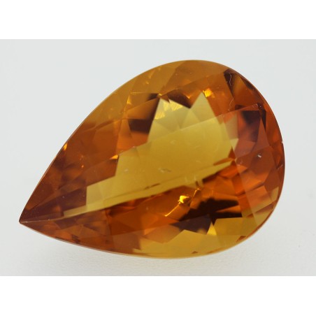 Citrine Poire briolette 21.2x15.3mm 15.31cts