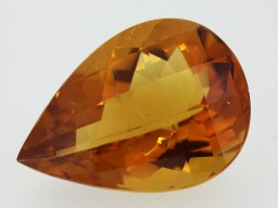 Citrine Poire briolette 21.2x15.3mm 15.31cts