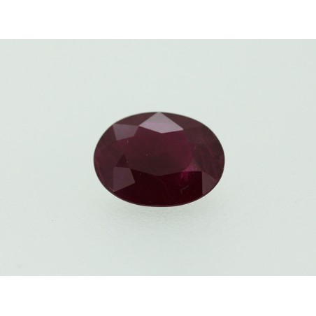 Rubis Ovale 7.9x6.2mm 1.34ct