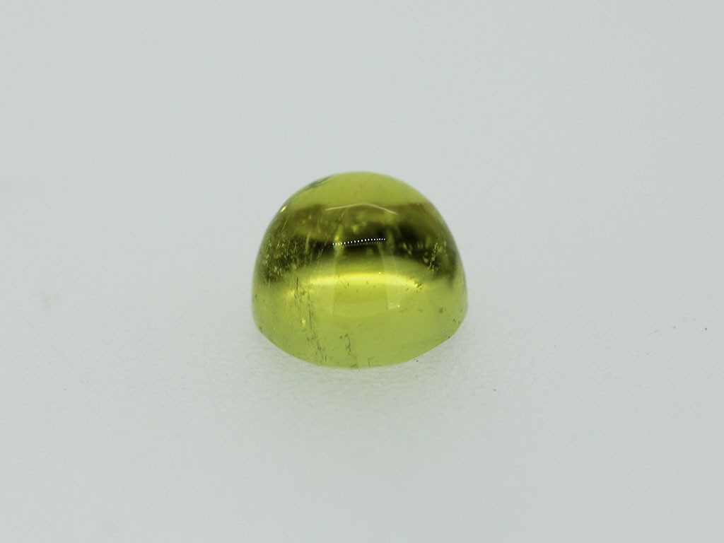 Topaze Jaune Cabochon ronde 6.5mm 1.69ct