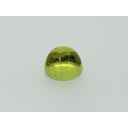Tourmaline Jaune Cabochon ronde 6.5mm 1.69ct