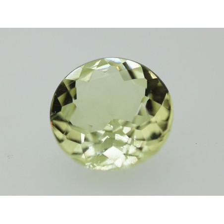 Béryl Jaune Rond 11mm 3.97cts