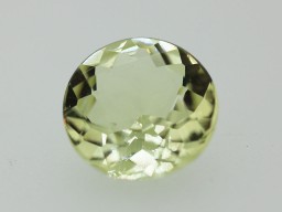 Béryl Jaune Rond 11mm 3.98cts