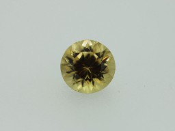 Zircon Jaune Rond 6.5mm 1.42ct