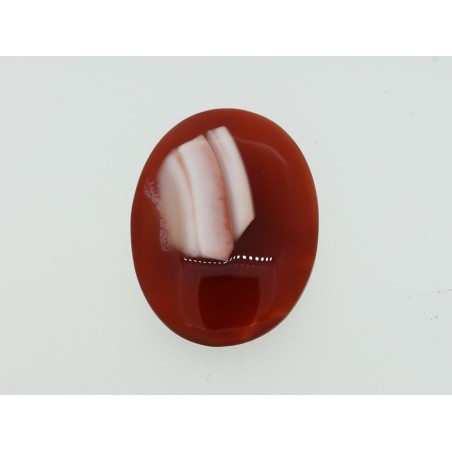 Agate galet ovale 35.2 x 26.3 mm 46.94cts