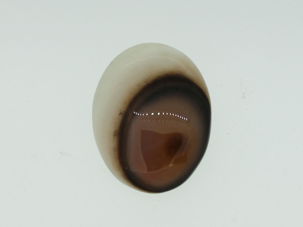 Agate galet ovale 31.8 x 24.9 mm 49.39cts