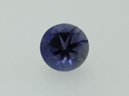 Cordiérite ronde 7mm 1.22ct