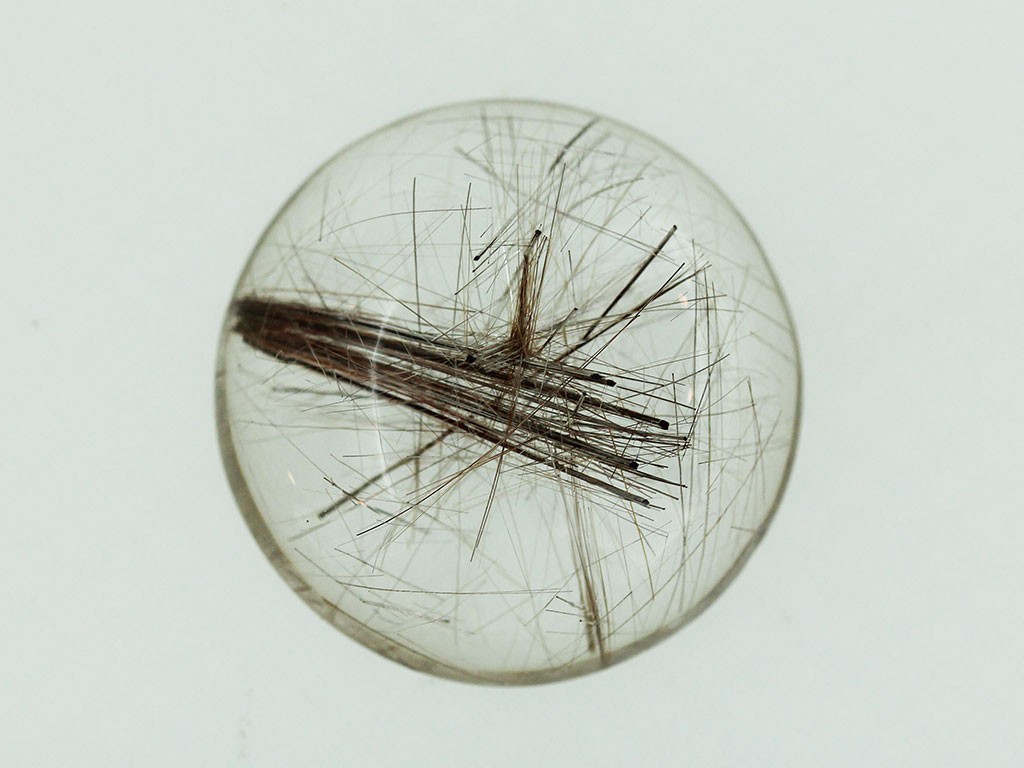 Quartz rutile rond 19.9mm 20.78cts