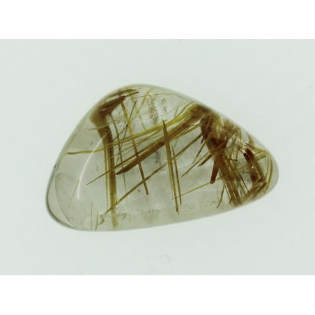 Quartz Rutile Triangulaire 20.4x12.5mm 13.19cts