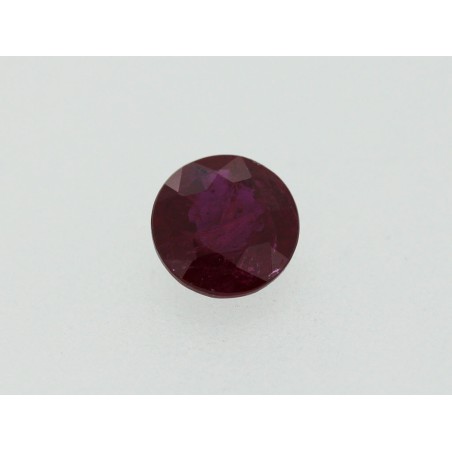 Rubis Rond 5.5mm 0.65ct