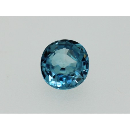 Zircon Bleu Ovale 9.1x8.3mm 3.86cts