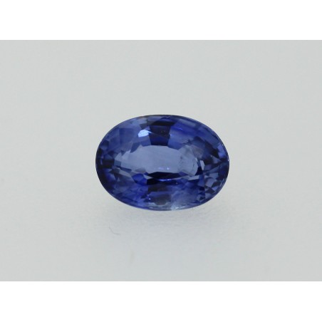 Saphir ovale 7.1x5.2mm 1.23ct