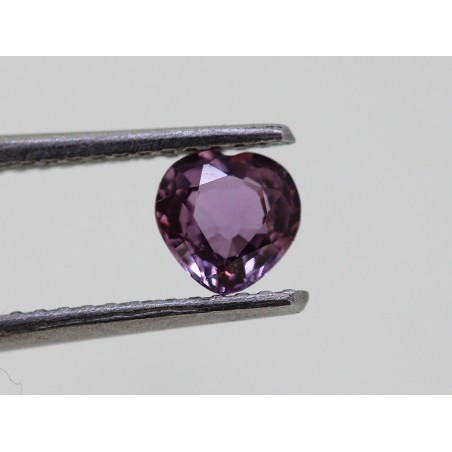 Saphir rose coeur 4.9x4.9mm 0.50ct