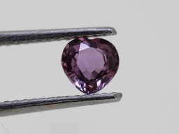 Saphir rose coeur 4.9x4.9mm 0.50ct