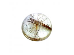 Quartz rutile rond 19.9mm 20.78cts