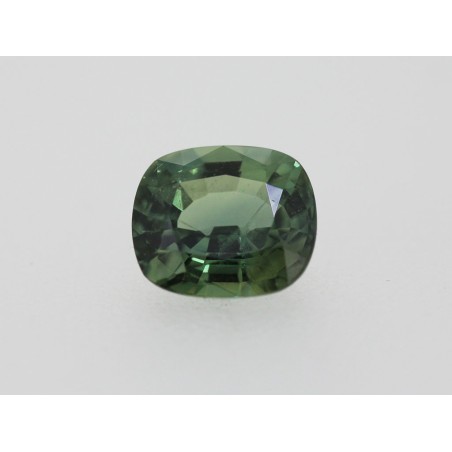 Saphir vert antique 6.1x5.3mm 0.96ct